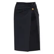 [Versace Underwear] Versace Underwear Safety Pin Beach Cover-up 40 IT BLACK