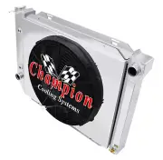 RC Champion 4 Row Radiator W/ 16" Fan and Shroud for 1967 1968 Ford Thunderbird (for: Ford)
