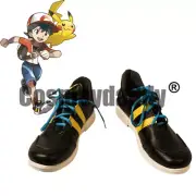 Pocket Monsters Let's Go Pikachu! Eevee! Chase Kakeru Cosplay Shoes Boots S008