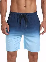 [SHEKINI] Men's Swim Trunks Quick Dry Swimming Shorts with Compression Liner Pockets Stretchy Summer Beach Boxers