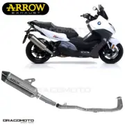 Full exhaust BMW C 650 SPORT 2018 2019 ARROW Titanium CC RACE-TECH