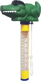 Floating Pool Thermometer Cartoon Animal Shape Water Temperature Thermometers with String for Outdoor Indoor Swimming Pools Spas Hot Tubs Fish Ponds