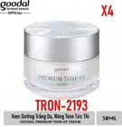 4x Goodal Premium Tone-Up Cream – whitening, cover pores, correct dark skin