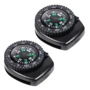 2 PCS Navigation Compass Camping Compass Pocket Watch Compass Dial