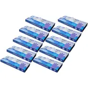 1000pc Saniflex TPE Disposable Gloves Clear Size M Home Cleaning Work PPE