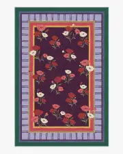 185' x 275' | Machine Washable Runner Rug | Kid & Pet Friendly | Indoor Rug | Iris Apfel Ambroeus Royal Plum Tufted Rug | Ruggable