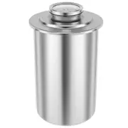 NNEOBA Stainless Steel Ham Maker with Thermometer Deli Meat Press Mold Silver