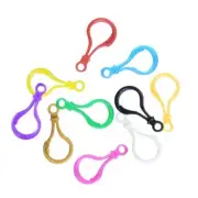 10 Pieces Assorted Color Lobster Clasp Snap Hooks Jewelry