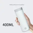 Portable Electric Travel Kettle Fast Water Boil Small Tea Pot Mini Thermos 400ml