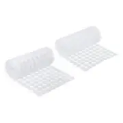 0.4" Self Adhesive Dots, 270 Pairs Sticky Hook Nylon Loop Dots, White