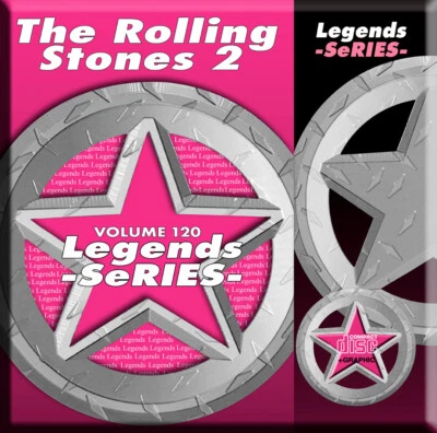 THE ROLLING STONES 2 LEGEND KARAOKE CDG-120 Ruby Tuesday+ NEW IN PLASTIC SLEEVE