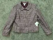 NWT New Women’s Judith Hart Collection Purple Dress Button Up Jacket Size 16
