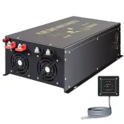 12V to 240V Pure Sine Wave Inverter 10000W Off Grid Solar Convert Remote Switch