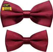 2 Pcs Bow Ties for Father and Son Pre-Tied Adjustable Bow Tie for Men Boys Forma
