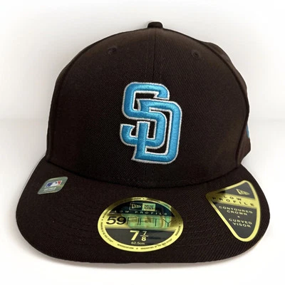 San Diego Padres Father's Day Hat New Era 59FIFTY Hat Size 7 7/8 **DAMAGED**