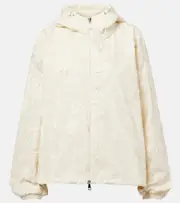 [Moncler] Moncler Charmeil floral embroidered jacket UK 12 white