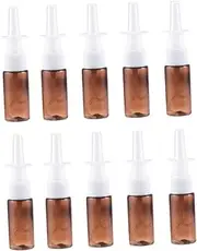 SOESFOUFU 30 Pcs Small Sprayer Container Nose Mist Bottle Empty Brown Dispenser Empty Misting Bottles Fine Mist Bottle