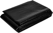 Outdoor Pond Liner 0.12mm Thick Durable Heavy Duty Pond Lining Film 4x6m 5x8m 6x10m 8x12m 10x15m Black Pools Membrane for Natural Looking Ponds, Waterfall and Waterscape(3x12m(9.8x39.3ft))