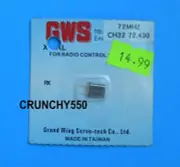 GWS Micro Crystal for Receiver Channel 32 72 MHz 72.430 Vintage RC Airplane CH32