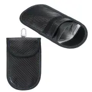 2 Pack Faraday Pouch for Car Keys, Faraday Bag Key Protector Medium Size, Blue