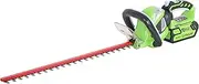 Greenworks 40V Cordless Hedge Trimmer with Fast Charger, 61cm (24") 2Ah Kit