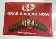 Kit Kat Nestle Bar Mat Place Mat Rubber Mat Chocolate Biscuit Man Cave Red