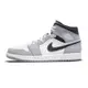 Air Jordan 1 Mid Light Smoke Grey 煙灰黑 男鞋 554724-078