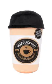 Barkista Puppuccino Dog & Puppy Plush Toy with Squeaker by FuzzYard