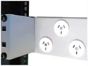 Rack Technologies RECESS BRACKET For Horizontal Power Rails, Black *Aust Brand