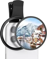 K&F Concept 67mm Clip on ND2-32 Smart Phone Camera Lens Filter Kit, Multi-Coated Variable Neutral Density Light Reduction Filter Compatible with iPhone 16 15 14 13 12 11 / Samsung Galaxy
