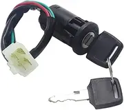 Ignition Barrel Key Switch Off-Road Motorcycle Modified Universal Small High Game ATV Start Ignition Switch Electric Door Lock Key Switch Easy to Install Motor Ignition Key Switches