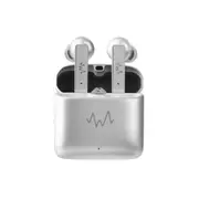 Wave Audio IPX4 BT True Wireless Earbuds Immersive Lite For Smartphones (Silver)