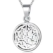 Solid 925 Sterling Silver Illusional Pendant