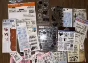 Huge Lot Clear Tim Holtz Stampers Hot Off The Press Cloud 9 Stampology -++