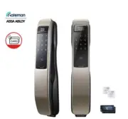 Gateman Assa Abloy G-SUIT simple+ PushPull Door Lock Card Number Key AAx4 4Keys