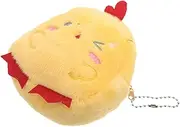 [Minkissy] Adorable Chick Coin Purse Plush Wallet for Girls Animal Earphone Storage Bag Small Coin Bag for Women Kids