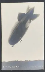 Mint Germany Real Picture Postcard The Rise Of The ZR3 Zeppelin Airship
