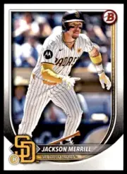 150 Card Lot 2025 Bowman #64 Jackson Merrill Padres