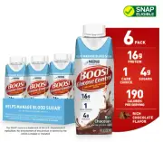 BOOST Glucose Control Nutritional Drink, Rich Chocolate, 6Ct- SEE DESCRIPTION