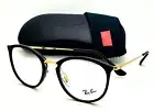 New Ray-Ban Reading Glasses RB 7140 2000 51-20 150 Black & Gold Frames Readers