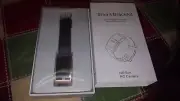 Smart Bracelet, Watch, Bluetooth w/ Leather Wrist Strap