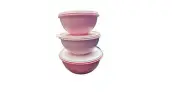 Tupperware Wonderlier Bowl Set of 3 - multicolor new