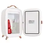 Vevor Mini Fridge for Bedroom, 6L Luxury Skin Care Fridges with Mirror and LED L