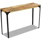 Vidaxl Console Table Mango Wood 120X35x76 Cm steel Hall Tables