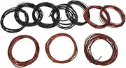 10pcs Braided Aluminum Wire Bonsai Aluminum Wire Tree Shaping Wire Bonsai Training Tool Bonsai Tree Wire Bonsai Shaping Aluminum Wire Bendable Wire for Crafts Bonsai Branch Wire