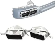 Compatible For Bmw 7 Series 730li 740 Stainless Steel Square Muffler Tips Exhaust Tip TailTip Throat Car Parts Supplier Factory