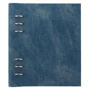 Filofax A5 Patterns Clipbook Notebook Diary Journal Writing Stationery Denim