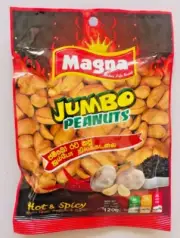 Hot and Spicy Jumbo peanuts Sri lanka Fried and Salted with Chilli Party Snack