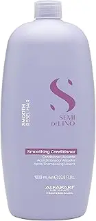 Alfaparf Milano Semi di Lino Smooth Conditioner - Detangles, Controls Frizz, Hydrates and Protects Hair - Mineral and Paraffin Oil Free - 33.79 oz