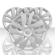 4pc 15" 10 Spoke Wheel Covers for 2013-20 Nissan NV200 S/SV Xtronic CVT - Silver